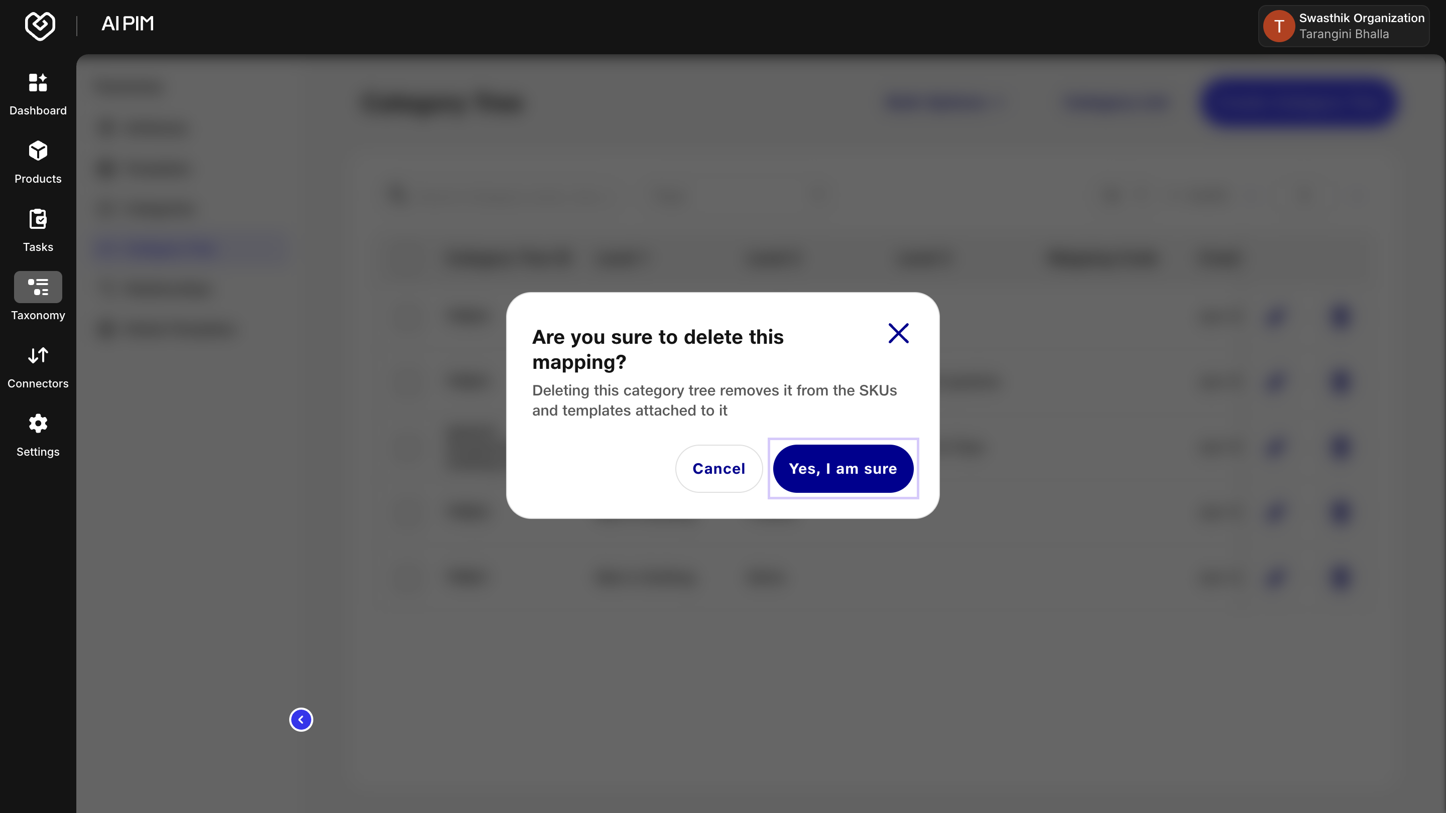 Enrichment Card on the Fynd AI PIM Dashboard
